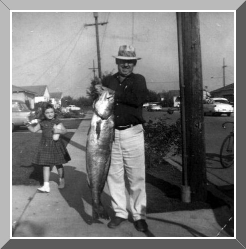Oscar Conley with a big fish