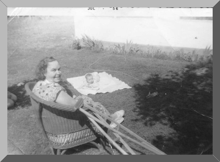 Grandma Conley and me