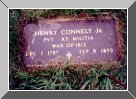 Henry Connelly Jr.'s headstone